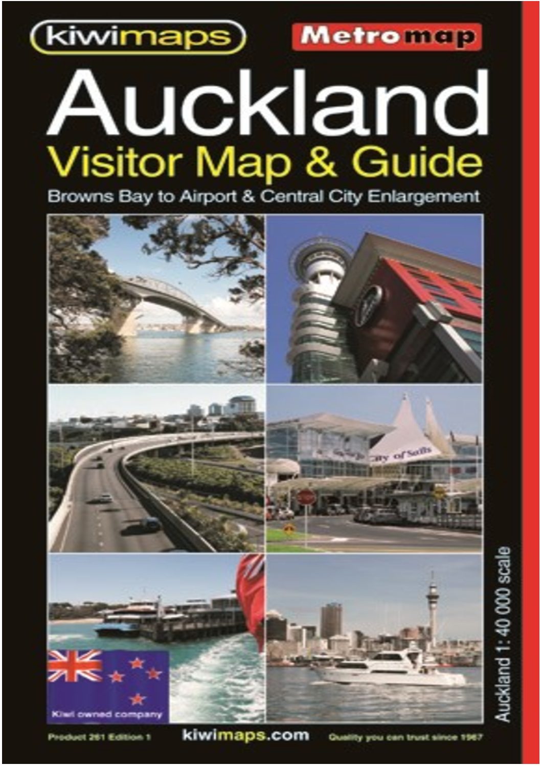 Auckland visitor & guide metro map – mapco nz ltd – maori, pacific.